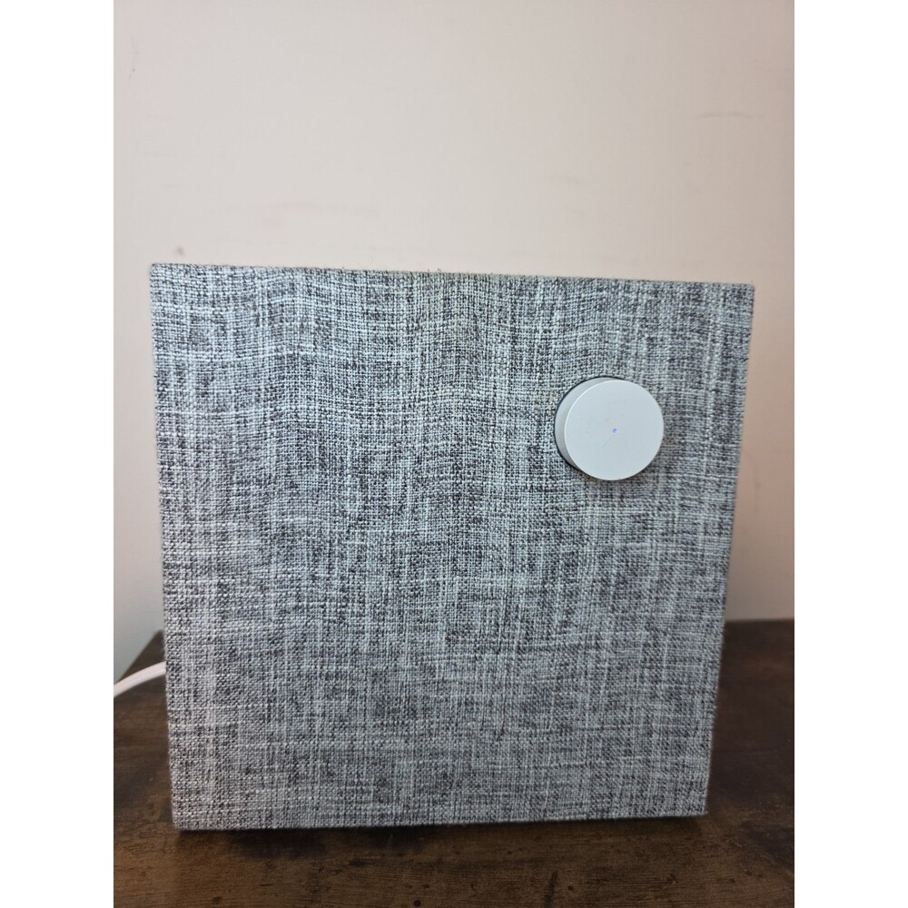 IKEA ENEBY 20 Bluetooth Wireless Speaker Gray Fabric White Cube – Model E1720